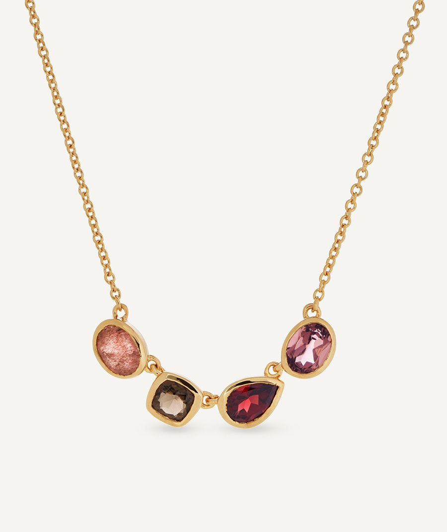 Collar Rougea con piedras naturales