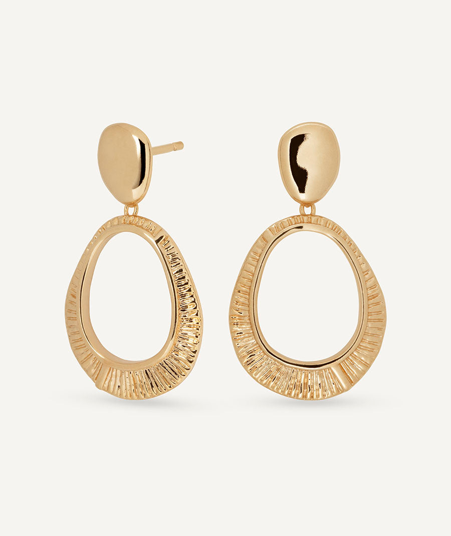 Pendientes largos ováles Horizonte