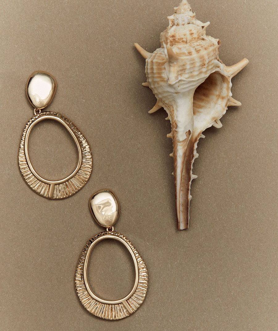 Pendientes largos ováles Horizonte