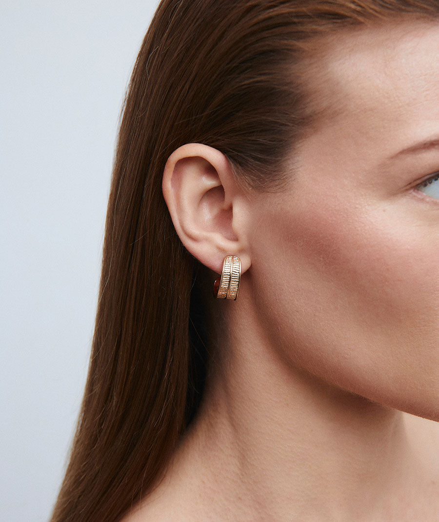 Earrings Horizonte half-moon