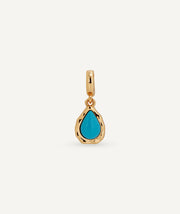 Charm Marina with synthetic turquoise stone