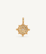 Charm N-S-E-O with white zirconia