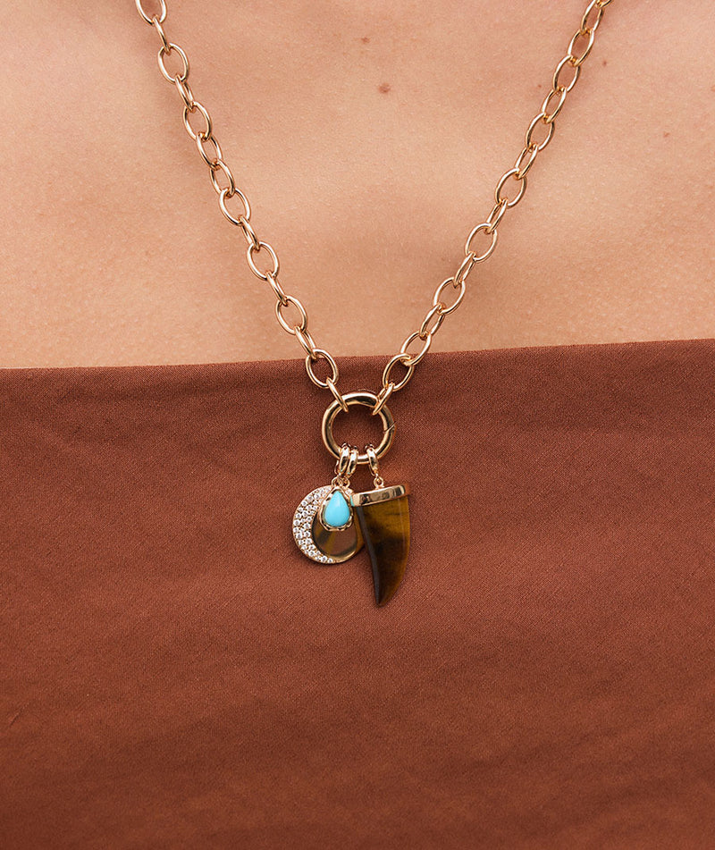 Charm Cala with brown tiger’s eye