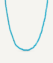 Necklace beads with turquoise stone