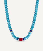 Collar Nefertiti con piedras naturales