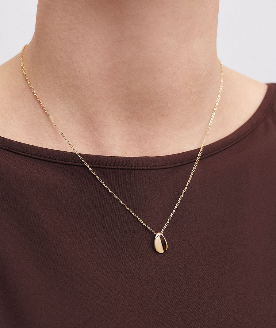 Colgante mini oval Plisé