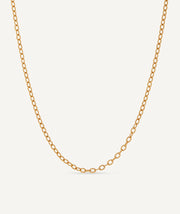 Necklace fine classic link chain