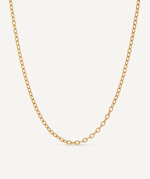 Necklace fine classic link chain