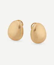 Earrings button Toffee