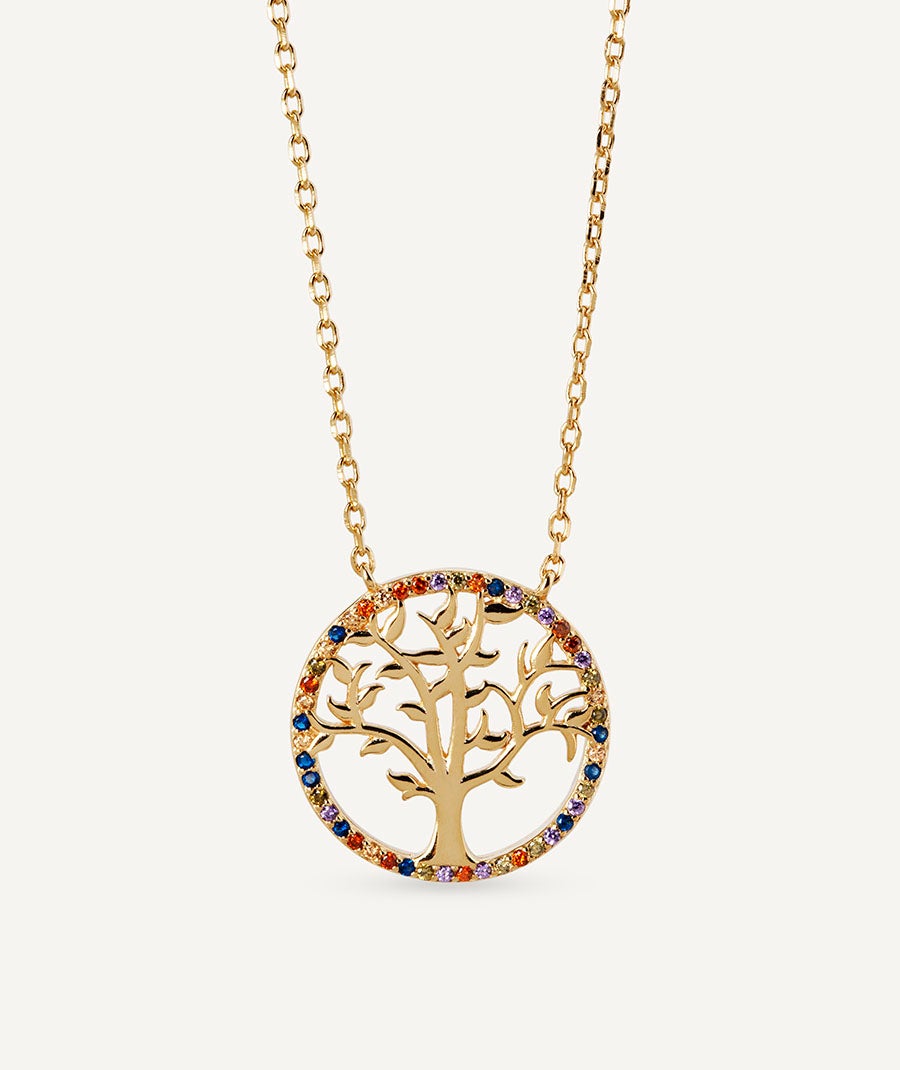 Life Necklace with Zirconias