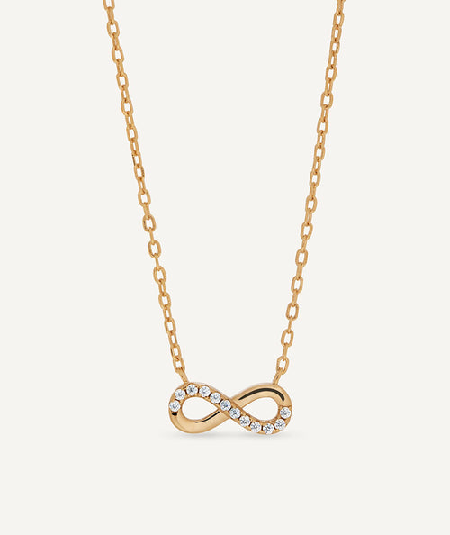 Collar Infinite con circonitas