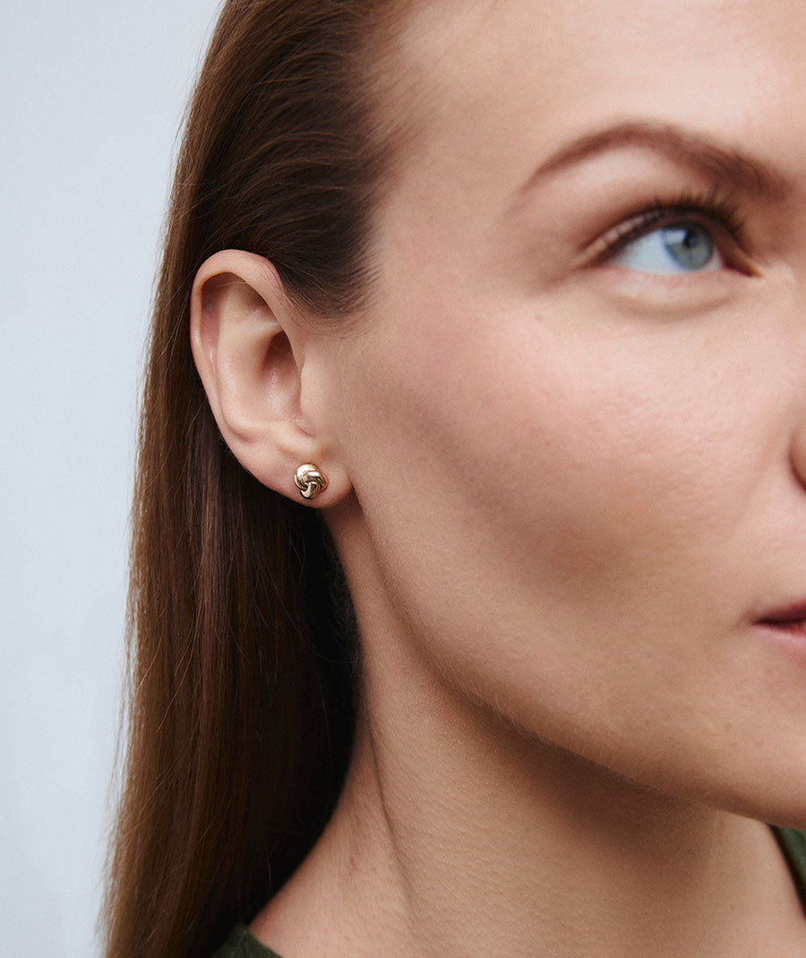 Earrings Trenza stud