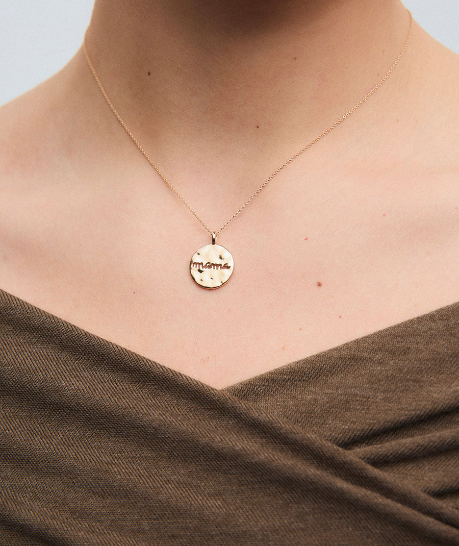 Colgante textura círculo Mama