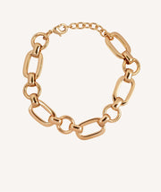 Bracelet gold finished 18ct links
