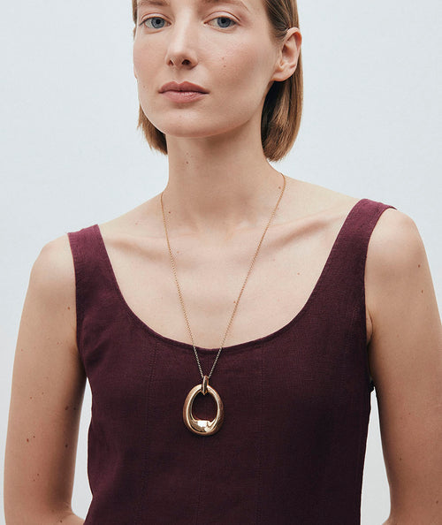 Pendant Oval Volume with Dual Texture secundaria