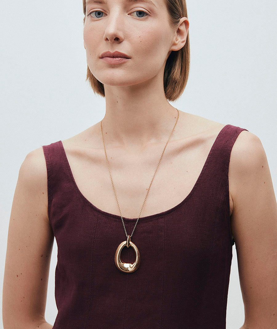 Pendant Oval Volume with Dual Texture