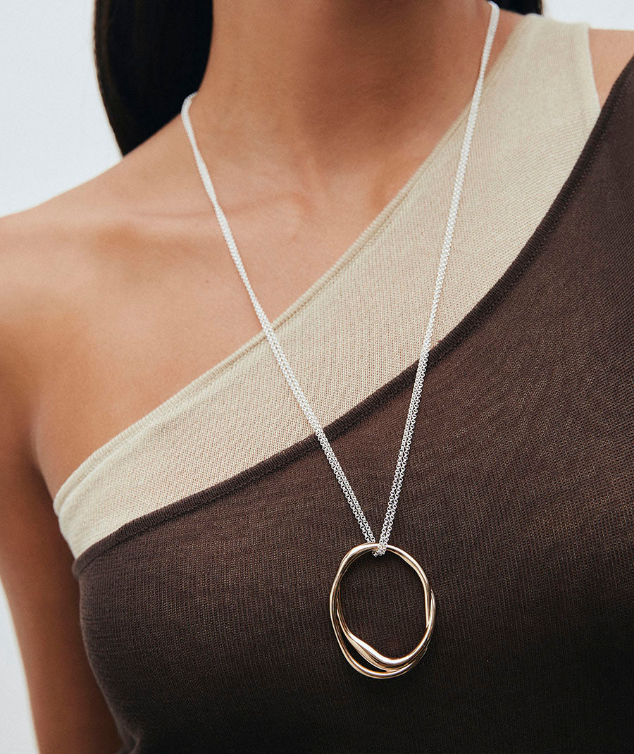 Pendant Irregular Oval Waves