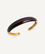 Bangle Coffee Cuff with Brown Resin