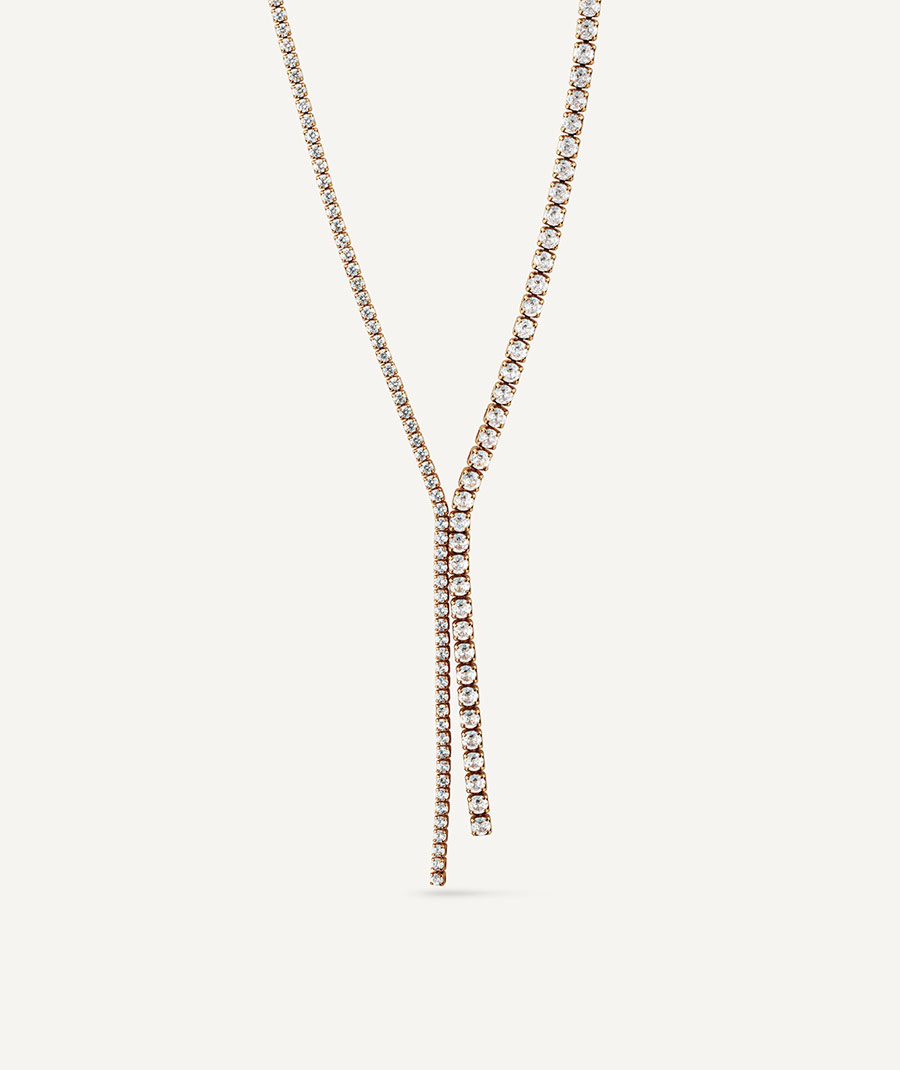 Collar Lucent cascada de circonitas