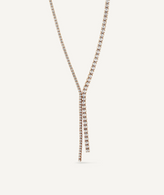 Necklace Lucent zircon cascade
