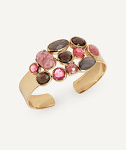 Brazalete Rosé Bruma con piedras naturales