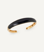 Bracelet Fosc rigid with black acetate and resin