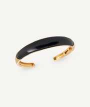 Bracelet Fosc rigid with black acetate and resin