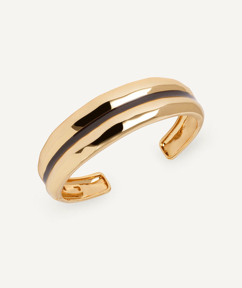 Brazalete dúo Horizonte con Esmaltes marrón
