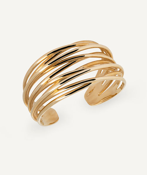 Bracelet Siara rigid with strips
