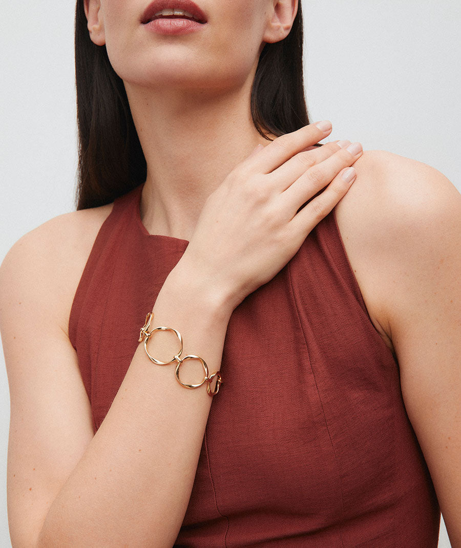 Pulsera círculos Saura