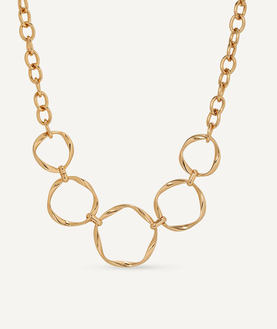 Collar círculos Saura