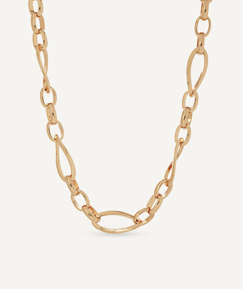 Necklace links Ocre