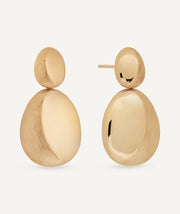 Earrings thick long Toffee