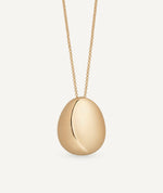 Pendant maxi oval Toffee