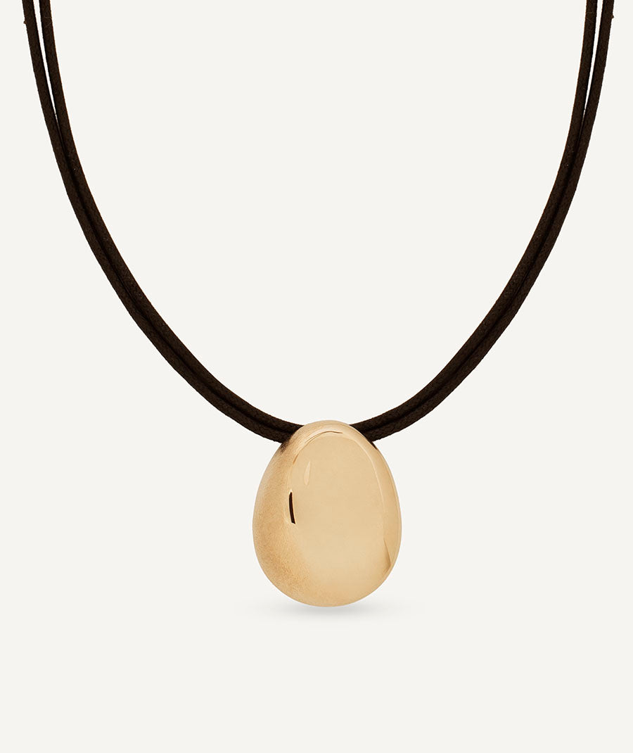 Pendant oval volume Toffee