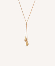 Collar Double Drop con gotas