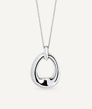 Colgante oval Volumen Textura Dual